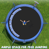 MERSCO 16FT Blue Trampoline - The Ultimate Backyard Party Size