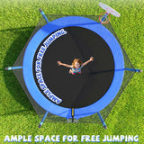 MERSCO 10FT Blue Trampoline - ASTM F381-16 Safety Approved
