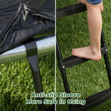 MERSCO 3-Step Universal Trampoline Ladder with Wide Non-Slip Steps - 200 lbs Capacity