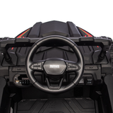 Cirui 24V Ride on Car UTV with Remote Control,2WD Ride on Toys Electric Car for Kids with High Chassis,Kid Toys UTV Cars with Anti-Collision Bar for Chliden Christmas & Birthday Gift,Black