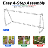 MERSCO 16×7FT Soccer Goal – Backyard Training, World Cup Style, Kids & Adults