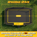 MERSCO 12x18 FT Jumbo Rectangle Trampoline: Your Backyard Trampoline Park