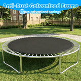 MERSCO 12FT Blue Super Series Trampoline - Safety Curved Pole Design