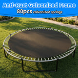 MERSCO 14FT Blue Pumpkin Trampoline - Reinforced Frame for Family Safety