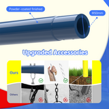 Mersco Swing Set for Backyard with Stand, Swing Heavy Duty 440lbs Metal Outdoor Swing Stand for Playground, Backyard Playset,Halloween,Yellow