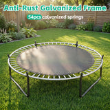 MERSCO 10FT Green Pumpkin Outdoor Trampoline with Built-in Basketball Hoop