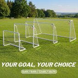 MERSCO 6×4FT Soccer Goal – Backyard Training, World Cup Style, Kids & Adults