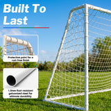 MERSCO 16×7FT Soccer Goal – Backyard Training, World Cup Style, Kids & Adults