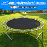 MERSCO 10FT Blue Trampoline - ASTM F381-16 Safety Approved