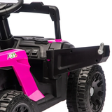 Cirui 24V Ride on Car UTV with Remote Control,2WD Ride on Toys Electric Car for Kids with High Chassis,Kid Toys UTV Cars with Anti-Collision Bar for Chliden Christmas & Birthday Gift,Pink