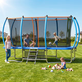 MERSCO 8x14FT Professional Rectangle Trampoline - Blue Athlete Edition