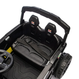 Cirui 24V Ride on Car UTV with Remote Control,2WD Ride on Toys Electric Car for Kids with High Chassis,Kid Toys UTV Cars with Anti-Collision Bar for Chliden Christmas & Birthday Gift,Black