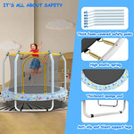 Blue Print Mini Indoor Trampoline With Enclosure(FOB) - MERSCO SPORTS