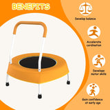 Orange Toddler Mini Trampoline With Grip Handle - MERSCO SPORTS