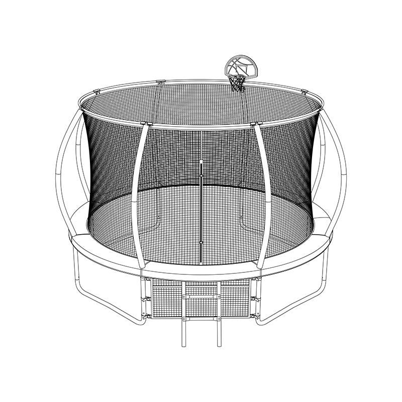 Outdoor Jumping Trampoline(FOB) - MERSCO SPORTS