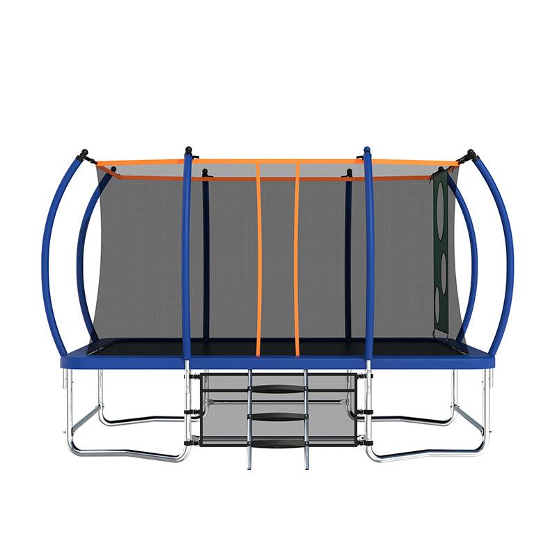 8X14FT Blue Large Rectangle Trampoline for sale - MERSCO SPORTS