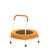 Mersco 28" Trampoline for Kids Indoor Springless Trampoline with Handle Orange
