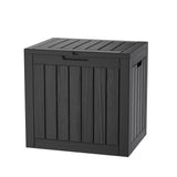 CIRUI 150 Gallon Outdoor Wicker Deck Box with Wheels Lockable Lid,Extra Large All-Weather Rattan Home Storage Box for Patio Furniture,Cushions,Pool and Garden Tools Storage - Gray
