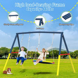 12FT Trampoline with Enclosure Net,Swing Set