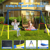 Mersco 8x14FT Large Trampoline with Enclosure Net,Swing Set,Outdoor Trampoline with Storage Bag for Kid Adults,2000LBS Trampoline with Swing Set for Backyard,Birthday Gifts for Kids,Green